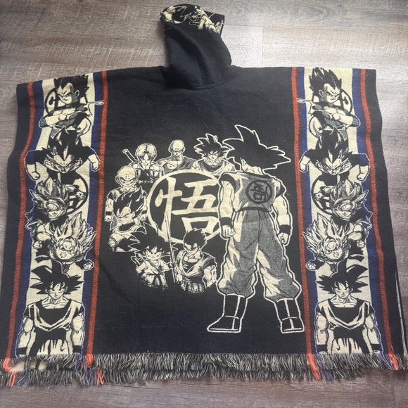 Handmade Other - Dragon Ball Z Hooded Poncho Unisex One Size